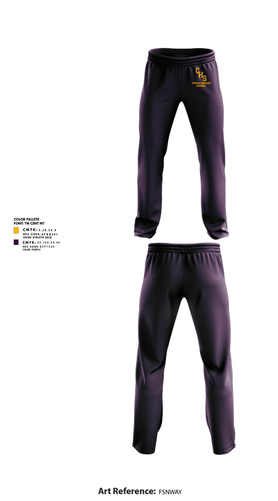 Central Chargers Baseball 97406190 Sweatpants - 2