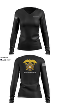 80th TTC 75224066 Women's Long Sleeve V-neck Shirt - 1