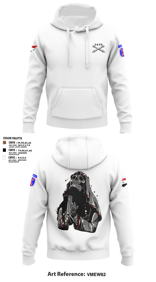 Hoodie, 3-6 FA, Army, Teamtime, Team time, sublimation, custom sports apparel, team uniforms, spirit wear, spiritwear, sports uniforms, custom shirts, team store, custom team store, fundraiser sports, apparel fundraiser