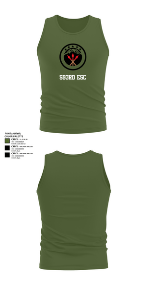 Tank Top, 593rd esc, , Teamtime, Team time, sublimation, custom sports apparel, team uniforms, spirit wear, spiritwear, sports uniforms, custom shirts, team store, custom team store, fundraiser sports, apparel fundraiser