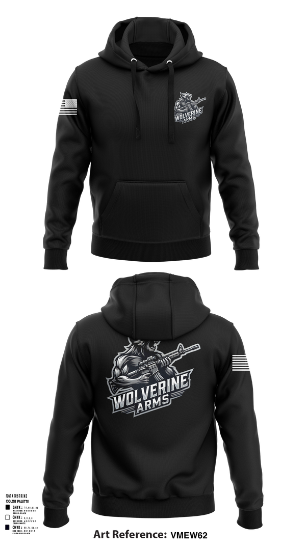 Hoodie, Wolverine Arms, , Teamtime, Team time, sublimation, custom sports apparel, team uniforms, spirit wear, spiritwear, sports uniforms, custom shirts, team store, custom team store, fundraiser sports, apparel fundraiser