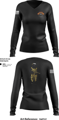 2-327 22992015 Women's Long Sleeve V-neck Shirt - 27