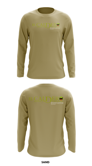 Long Sleeve Performance Shirt, El Caldero Restaurant Sport Bar, , Teamtime, Team time, sublimation, custom sports apparel, team uniforms, spirit wear, spiritwear, sports uniforms, custom shirts, team store, custom team store, fundraiser sports, apparel fundraiser