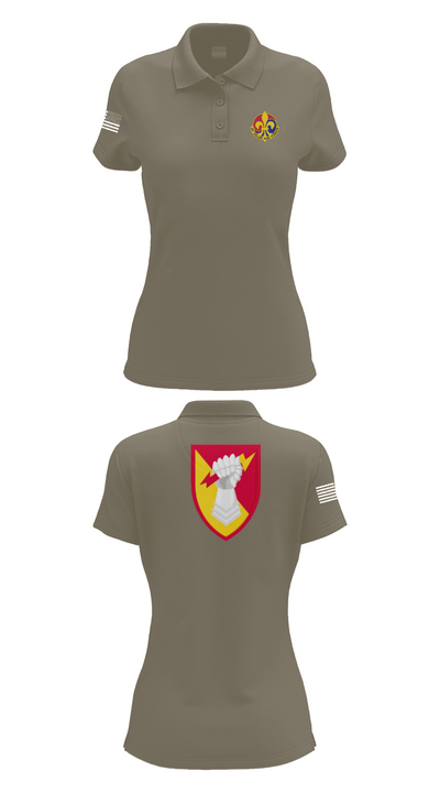 38th ADA BDE 15274491 Women's Short Sleeve Performance Polo  - 75