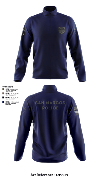 Fleece Jacket, San Marcos Police Drone Unit, Police, Teamtime, Team time, sublimation, custom sports apparel, team uniforms, spirit wear, spiritwear, sports uniforms, custom shirts, team store, custom team store, fundraiser sports, apparel fundraiser