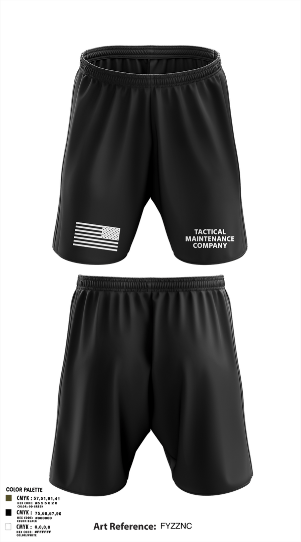 Athletic Shorts With Pockets, Tactical Maintenance Company, Marines, Teamtime, Team time, sublimation, custom sports apparel, team uniforms, spirit wear, spiritwear, sports uniforms, custom shirts, team store, custom team store, fundraiser sports, apparel fundraiser