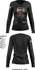 7248th MSU 46326477 Women's Long Sleeve V-neck Shirt - 6