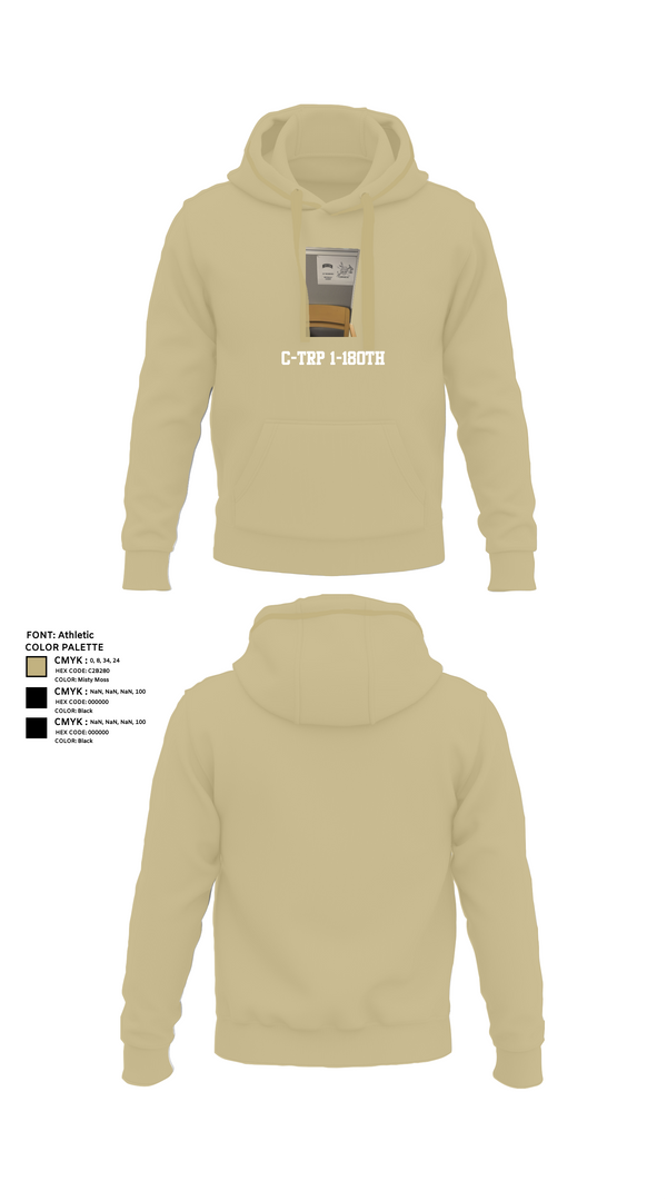 Hoodie, C-Trp 1-180th, , Teamtime, Team time, sublimation, custom sports apparel, team uniforms, spirit wear, spiritwear, sports uniforms, custom shirts, team store, custom team store, fundraiser sports, apparel fundraiser