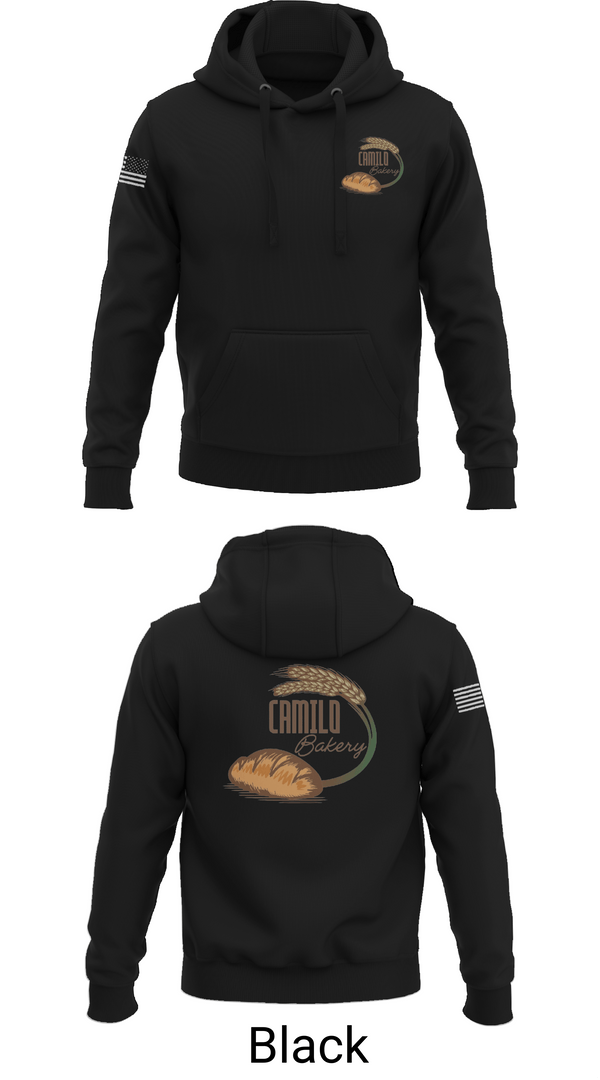Hoodie, Camilo bakery, , Teamtime, Team time, sublimation, custom sports apparel, team uniforms, spirit wear, spiritwear, sports uniforms, custom shirts, team store, custom team store, fundraiser sports, apparel fundraiser