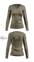 AASLT 10-25 Ft. Campbell, Kentucky 1453593 Women's Long Sleeve V-neck Shirt - 2