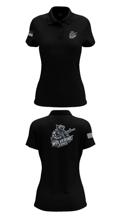 Wolverine Arms 65680976 Women's Short Sleeve Performance Polo  - 16