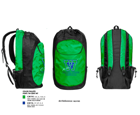 Gear Bag, Winton Woods Baseball, Baseball, Teamtime, Team time, sublimation, custom sports apparel, team uniforms, spirit wear, spiritwear, sports uniforms, custom shirts, team store, custom team store, fundraiser sports, apparel fundraiser