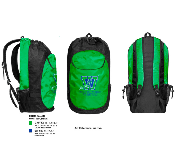 Gear Bag, Winton Woods Baseball, Baseball, Teamtime, Team time, sublimation, custom sports apparel, team uniforms, spirit wear, spiritwear, sports uniforms, custom shirts, team store, custom team store, fundraiser sports, apparel fundraiser