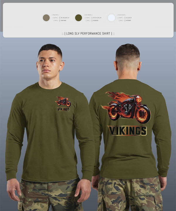 Long Sleeve Performance Shirt, Vikings, , Teamtime, Team time, sublimation, custom sports apparel, team uniforms, spirit wear, spiritwear, sports uniforms, custom shirts, team store, custom team store, fundraiser sports, apparel fundraiser