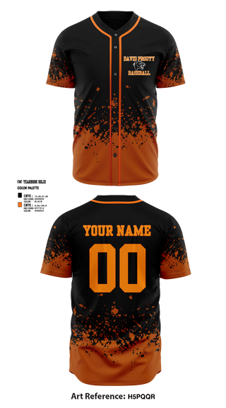Full Button Baseball Jersey, David Prouty Panthers Baseball, Baseball, Teamtime, Team time, sublimation, custom sports apparel, team uniforms, spirit wear, spiritwear, sports uniforms, custom shirts, team store, custom team store, fundraiser sports, apparel fundraiser