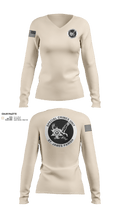 Special Investigations Unit 45981808 Women's Long Sleeve V-neck Shirt - 1