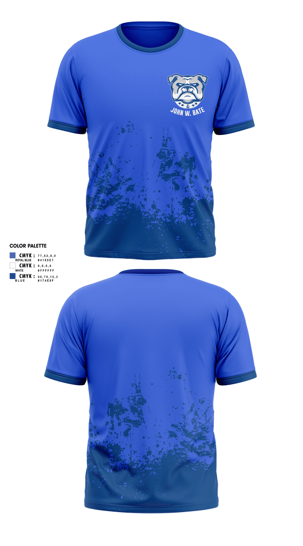 Short Sleeve Performance Shirt, Bate Middle School (John W. Bate) Baseball, Baseball, Teamtime, Team time, sublimation, custom sports apparel, team uniforms, spirit wear, spiritwear, sports uniforms, custom shirts, team store, custom team store, fundraiser sports, apparel fundraiser