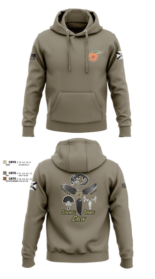 Hoodie, Seminole / Orange Crew, , Teamtime, Team time, sublimation, custom sports apparel, team uniforms, spirit wear, spiritwear, sports uniforms, custom shirts, team store, custom team store, fundraiser sports, apparel fundraiser
