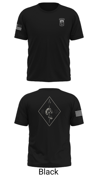 Old School Cotton Feel Shirt, Chosen Co. 1-102D INF, Army, Teamtime, Team time, sublimation, custom sports apparel, team uniforms, spirit wear, spiritwear, sports uniforms, custom shirts, team store, custom team store, fundraiser sports, apparel fundraiser
