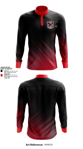Quarter Zip Jacket, Cardinals Soccer, Men's Soccer, Teamtime, Team time, sublimation, custom sports apparel, team uniforms, spirit wear, spiritwear, sports uniforms, custom shirts, team store, custom team store, fundraiser sports, apparel fundraiser