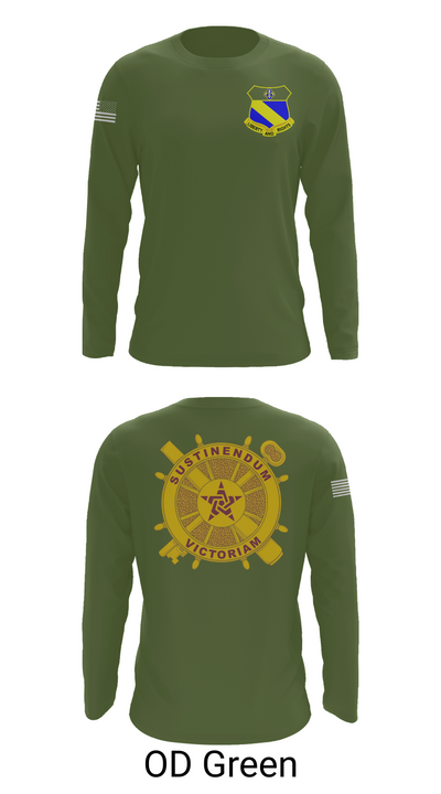 2nd BN (LS) 349th RGT 90715195 Long Sleeve Performance Shirt 46