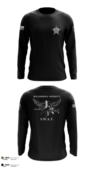 Long Sleeve Performance Shirt, Rockbridge County SWAT, , Teamtime, Team time, sublimation, custom sports apparel, team uniforms, spirit wear, spiritwear, sports uniforms, custom shirts, team store, custom team store, fundraiser sports, apparel fundraiser