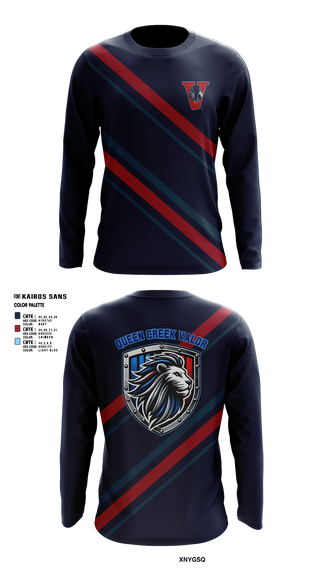 Long Sleeve Performance Shirt, Valor, , Teamtime, Team time, sublimation, custom sports apparel, team uniforms, spirit wear, spiritwear, sports uniforms, custom shirts, team store, custom team store, fundraiser sports, apparel fundraiser