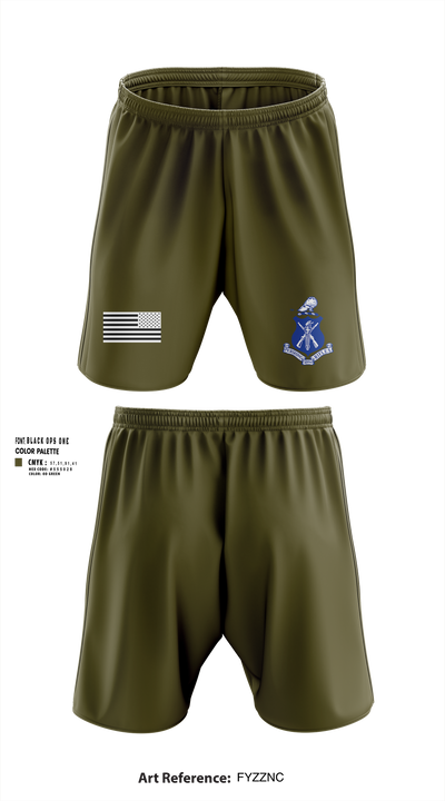 Pershing Rifles Troop L-1 10347059 Athletic Shorts With Pockets - 151
