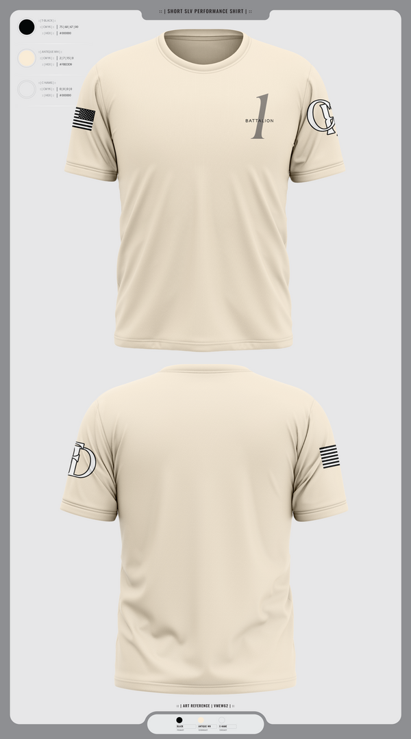Old School Cotton Feel Shirt, Battalion 1, , Teamtime, Team time, sublimation, custom sports apparel, team uniforms, spirit wear, spiritwear, sports uniforms, custom shirts, team store, custom team store, fundraiser sports, apparel fundraiser