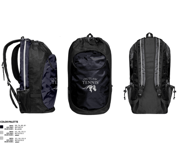 Gear Bag, Sisters High School Tennis, Tennis, Teamtime, Team time, sublimation, custom sports apparel, team uniforms, spirit wear, spiritwear, sports uniforms, custom shirts, team store, custom team store, fundraiser sports, apparel fundraiser