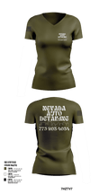 Nevada auto detailing 72253164 Women's Short Sleeve V-neck Shirt - 103