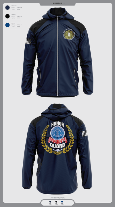 Twu Local 100 Ceremonial Unit & Honor Guard 29961130 Windbreaker - 1