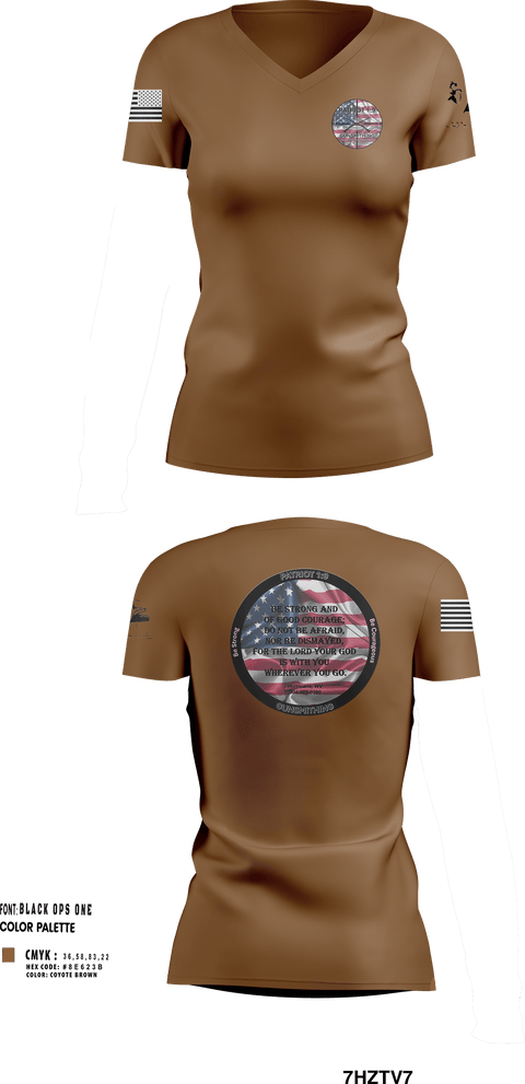 Womens Short Sleeve Vneck Shirt, Patriot 1:9 Gunsmithing, , Teamtime, Team time, sublimation, custom sports apparel, team uniforms, spirit wear, spiritwear, sports uniforms, custom shirts, team store, custom team store, fundraiser sports, apparel fundraiser