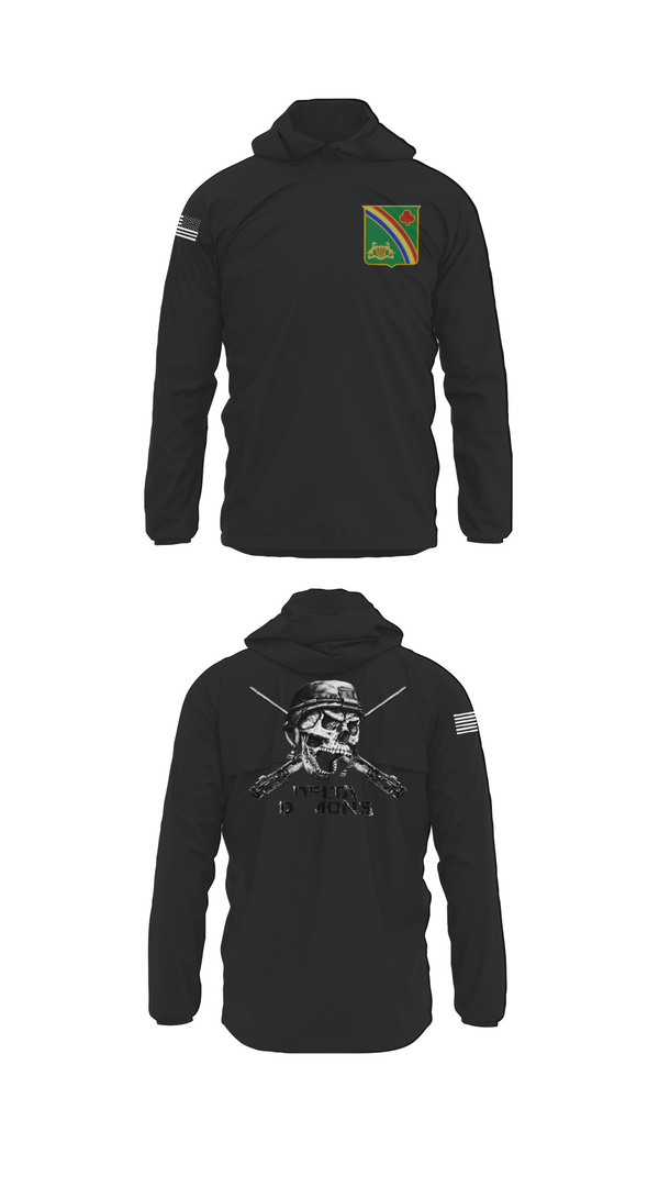 Windbreaker, 1st Battalion 69th Infantry Regiment, Army, Teamtime, Team time, sublimation, custom sports apparel, team uniforms, spirit wear, spiritwear, sports uniforms, custom shirts, team store, custom team store, fundraiser sports, apparel fundraiser