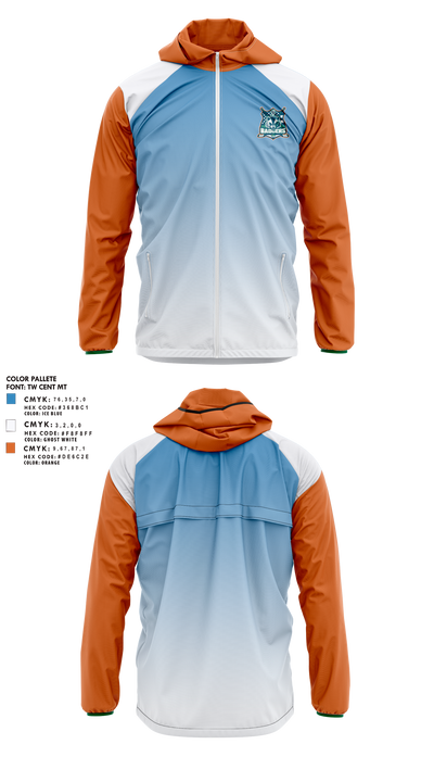 Detroit PAL Hockey 16411768 Windbreaker - 1