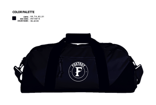 Duffle Bag, Foxtrot Company, , Teamtime, Team time, sublimation, custom sports apparel, team uniforms, spirit wear, spiritwear, sports uniforms, custom shirts, team store, custom team store, fundraiser sports, apparel fundraiser