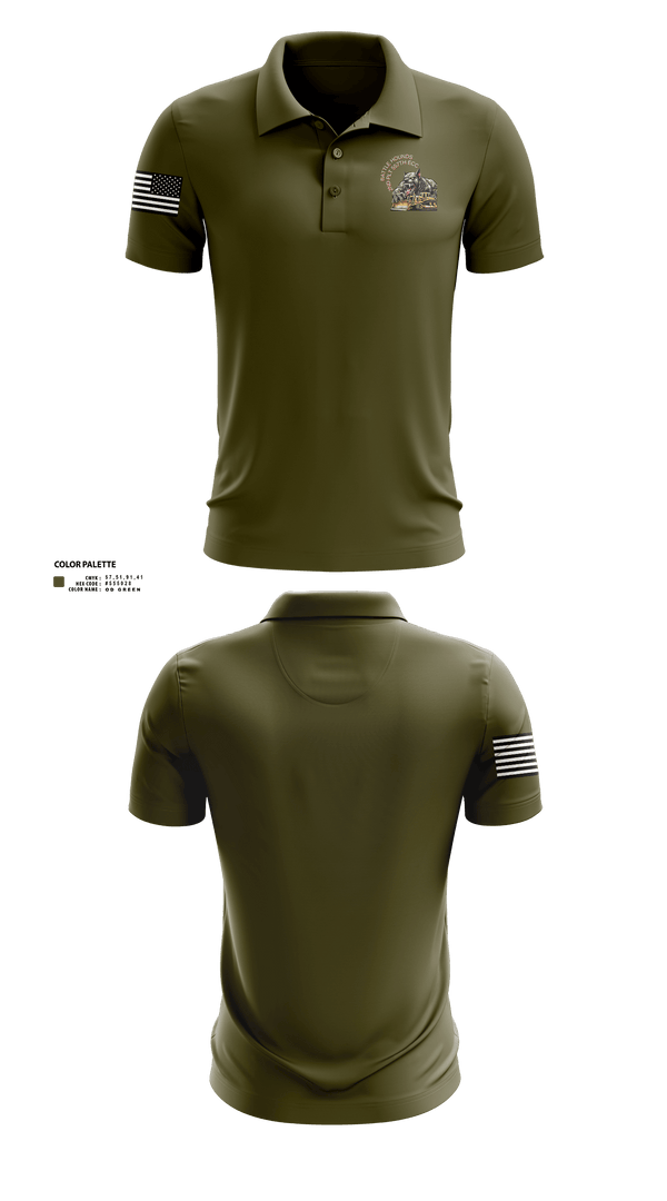 Short Sleeve Performance Polo, 557 ECC, Army, Teamtime, Team time, sublimation, custom sports apparel, team uniforms, spirit wear, spiritwear, sports uniforms, custom shirts, team store, custom team store, fundraiser sports, apparel fundraiser
