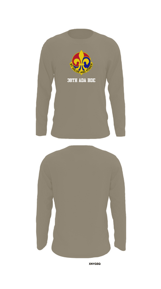 Long Sleeve Performance Shirt, 38th ADA BDE, Army, Teamtime, Team time, sublimation, custom sports apparel, team uniforms, spirit wear, spiritwear, sports uniforms, custom shirts, team store, custom team store, fundraiser sports, apparel fundraiser