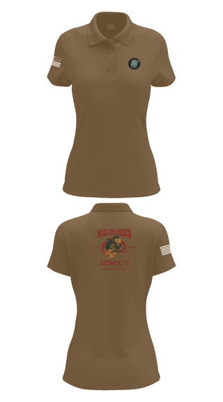 Womens Short Sleeve Performance Polo, 1SFG(A), 3rd BN, BSC, , Teamtime, Team time, sublimation, custom sports apparel, team uniforms, spirit wear, spiritwear, sports uniforms, custom shirts, team store, custom team store, fundraiser sports, apparel fundraiser