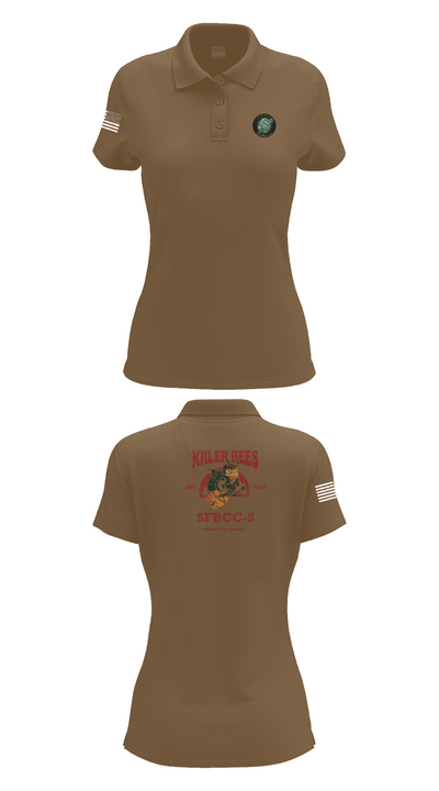 1SFG(A), 3rd BN, BSC 1945772 Women's Short Sleeve Performance Polo  - 15