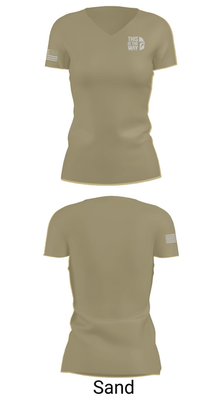 Womens Short Sleeve Vneck Shirt, 602nd Trans Det, , Teamtime, Team time, sublimation, custom sports apparel, team uniforms, spirit wear, spiritwear, sports uniforms, custom shirts, team store, custom team store, fundraiser sports, apparel fundraiser