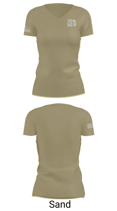 602nd Trans Det 75449921 Women's Short Sleeve V-neck Shirt - 88