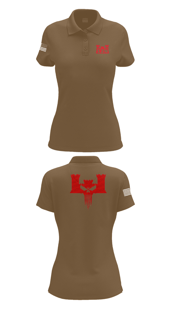 Womens Short Sleeve Performance Polo, A co 578th BEB, , Teamtime, Team time, sublimation, custom sports apparel, team uniforms, spirit wear, spiritwear, sports uniforms, custom shirts, team store, custom team store, fundraiser sports, apparel fundraiser