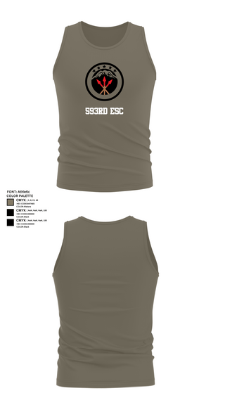 Tank Top, 593rd esc, , Teamtime, Team time, sublimation, custom sports apparel, team uniforms, spirit wear, spiritwear, sports uniforms, custom shirts, team store, custom team store, fundraiser sports, apparel fundraiser