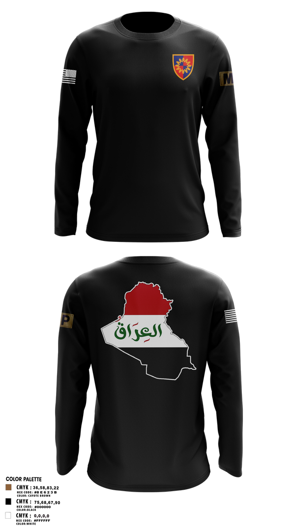 Long Sleeve Performance Shirt, 617th MP DET, , Teamtime, Team time, sublimation, custom sports apparel, team uniforms, spirit wear, spiritwear, sports uniforms, custom shirts, team store, custom team store, fundraiser sports, apparel fundraiser