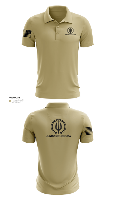 Junior Guards USA 66841563 Short Sleeve Performance Polo - 600