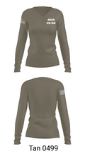 46th EN BN 44572751 Women's Long Sleeve V-neck Shirt - 77