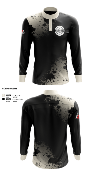 Quarter Zip Jacket, THE ARMORED LEAGUE, Wrestling, Teamtime, Team time, sublimation, custom sports apparel, team uniforms, spirit wear, spiritwear, sports uniforms, custom shirts, team store, custom team store, fundraiser sports, apparel fundraiser