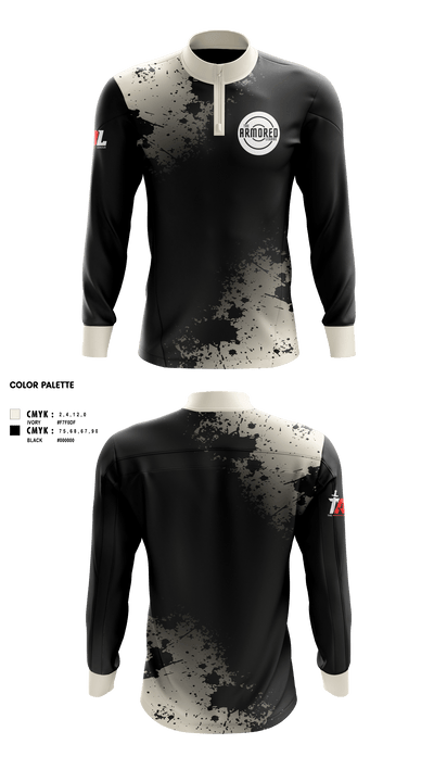 THE ARMORED LEAGUE 75061922 Quarter Zip Jacket - 1