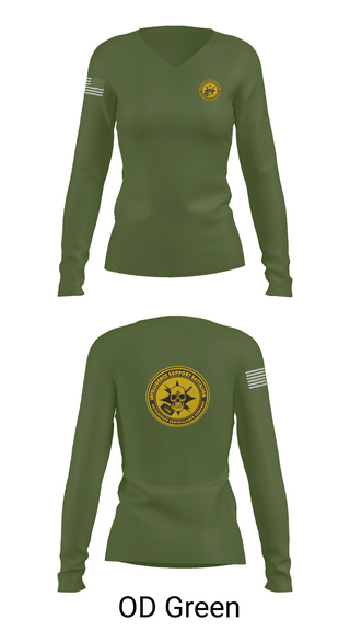 Womens Long Sleeve Vneck Shirt, Battlespace Surveillance Company, , Teamtime, Team time, sublimation, custom sports apparel, team uniforms, spirit wear, spiritwear, sports uniforms, custom shirts, team store, custom team store, fundraiser sports, apparel fundraiser